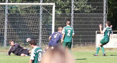 Kevin Hauck beim Führungstreffer