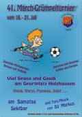 Plakat Grümpelturnier 2013